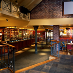 The interior of a commercial property, in this case a pub.